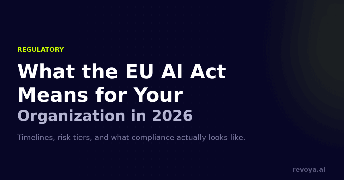 What the EU AI Act Means for Your Organization in 2026