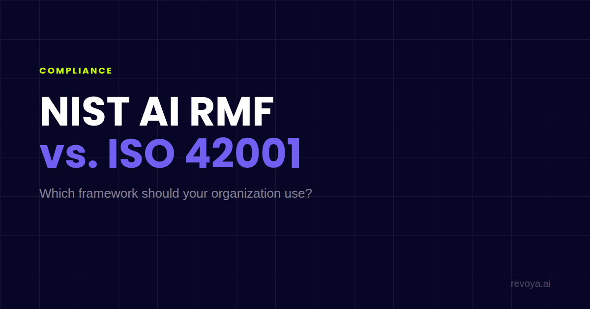 NIST AI RMF vs. ISO 42001: Which Framework Should Your Organization Use?